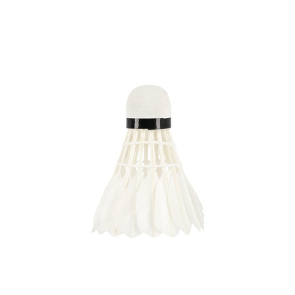 Feather Shuttlecocks, White, Pack of 6