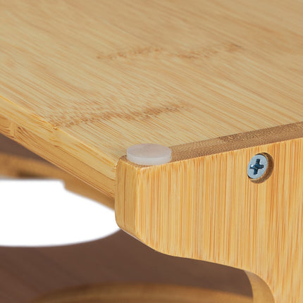 Feeding station for cats with 3 bowls