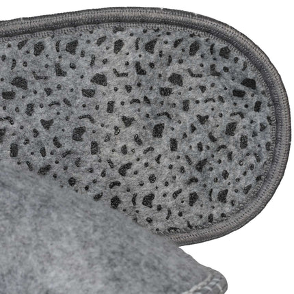 Felt Guest Slippers Set with Bag, Non-Slip Soles