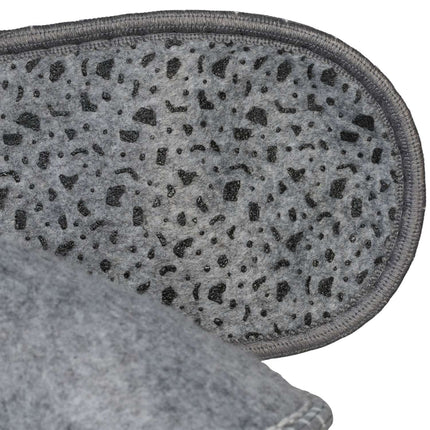 Felt House Slippers, Non-Slip, 6 Pairs with Storage Bag