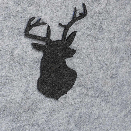 Felt bag with deer motif