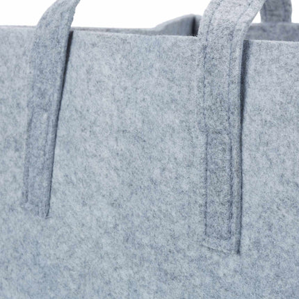 Felt basket with carrying handle