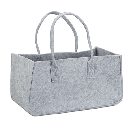 Felt basket with handle
