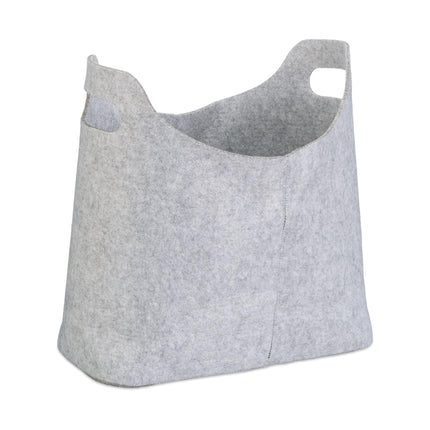 Felt basket with handle
