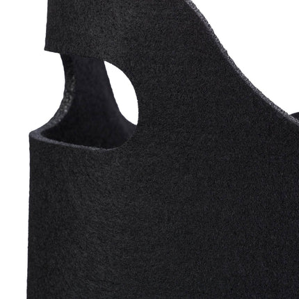Felt basket with handle