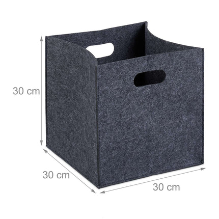 Felt storage box - 2 pcs