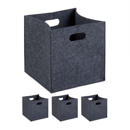 Felt storage box - 4 pcs