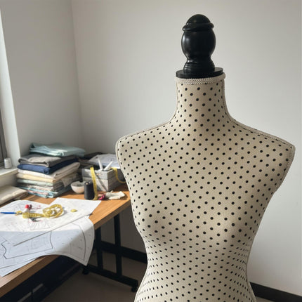 Female Dress Form, Adjustable, Size 36/38, Dotted Cover