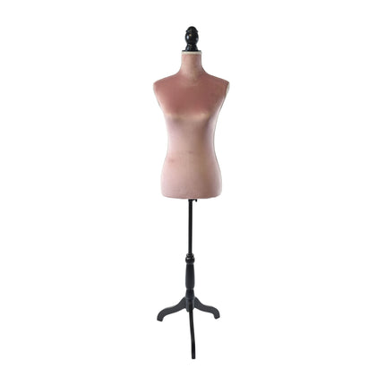 Female Dress Form, Velvet, Adjustable 36/38