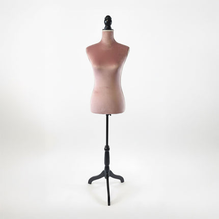Female Dress Form, Velvet, Adjustable 36/38