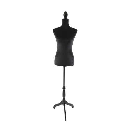 Female Dress Form, Velvet, Adjustable, Size 36/38