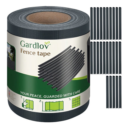 Fencing tape 19cmx35m 630g/m2 anthracite 23703