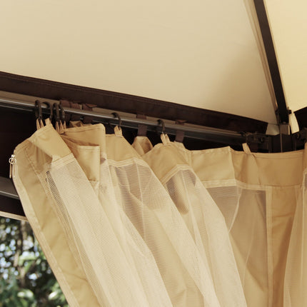 Party tent outdoors 3x4M with mosquito net roof