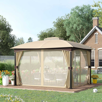 Party tent outdoors 3x4M with mosquito net roof