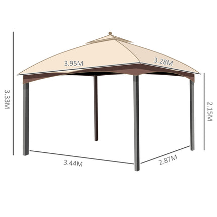 Party tent outdoors 3x4M with mosquito net roof