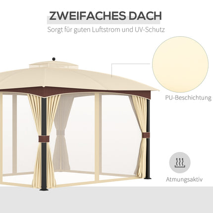 Party tent outdoors 3x4M with mosquito net roof