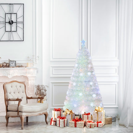Fiber Optic Christmas Tree 150 cm, 24 LED, Star Top