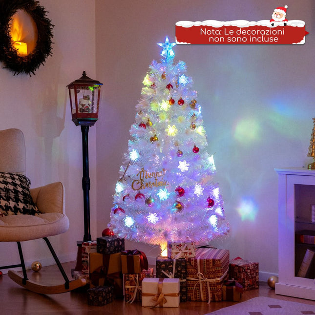 Fiber Optic Christmas Tree 150 cm, 24 LED, Star Top