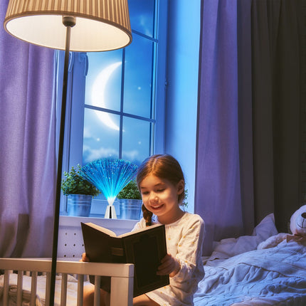 Fibreglass LED Lamp with Colour Change, Battery Operated