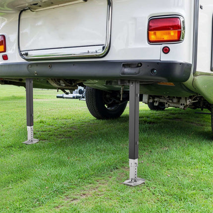 Fifth Wheel Landing Gear Leg 825mm, 6000 lb, Black