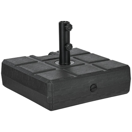 Fillable Plastic Umbrella Base, 30-40kg, Black