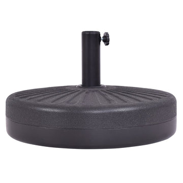 Fillable Round Umbrella Base, 23L, HDPE & Steel