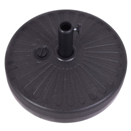 Fillable Round Umbrella Base, 23L, HDPE & Steel