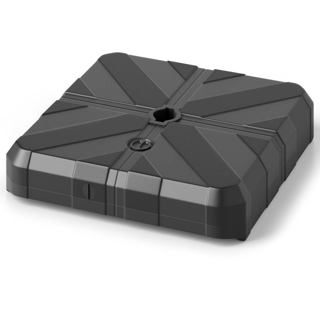 Vulbare parasolvoet, 45L/60kg, HDPE, geschikt voor stokken van 38-48 mm