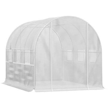 Greenhouse tunnel 2.95x2x2M, Roll-Up Windows, UV protected