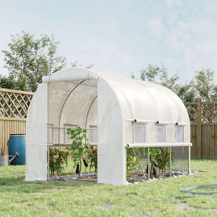 Greenhouse tunnel 2.95x2x2M, Roll-Up Windows, UV protected