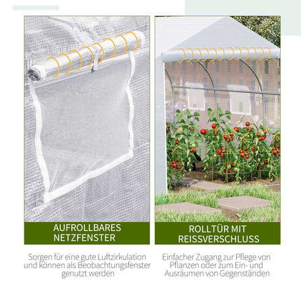 Greenhouse film 4.45x2.99x2.05M UV protection, windproof