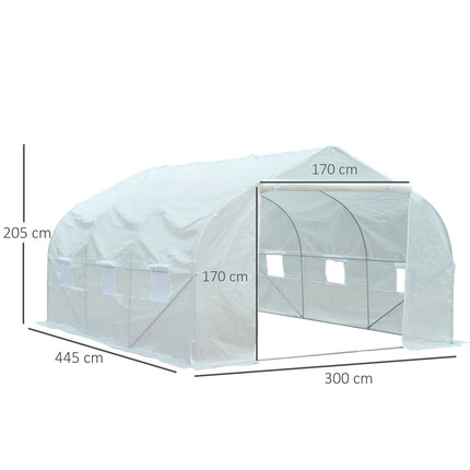 Greenhouse film 4.45x2.99x2.05M UV protection, windproof