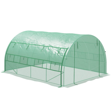 Greenhouse Polytunnel - Walk-In, UV Protected, 3.97x3x2M
