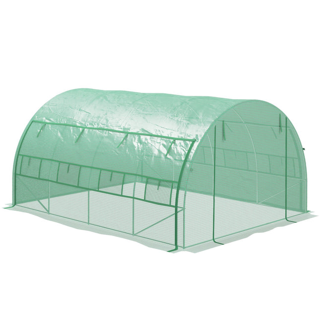 Greenhouse Polytunnel - Walk-In, UV Protected, 3.97x3x2M