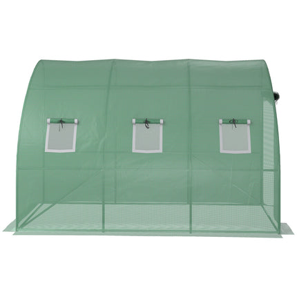 Tomato greenhouse with UV protection, roller doors, 300x150x197 cm
