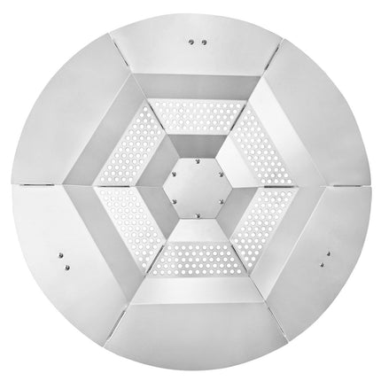Fire Pit Heat Deflector, 27 Inch Round, 304 Stainless Steel