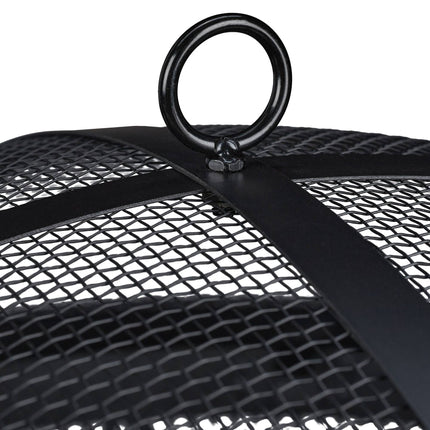 Fire barrel with spark protection
