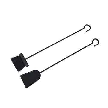 Fireplace Cleaning Set – Ash Broom & Shovel
