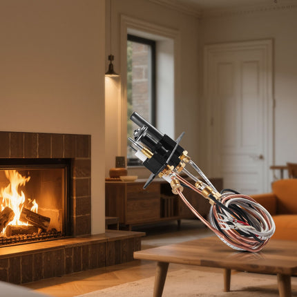 Fireplace Gas Pilot Assembly, NG and LP, Thermocouple