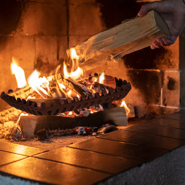 Fireplace Grate with Feet – Cast Iron, Even Heating