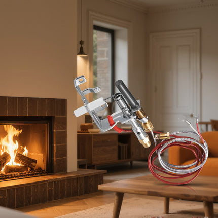 Fireplace LPG Gas Pilot Assembly Kit with Thermocouple