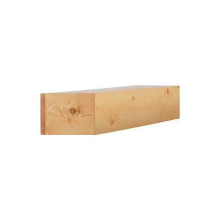 Fireplace Mantel Shelf – 60 Inch White Pine, 50 lb Capacity