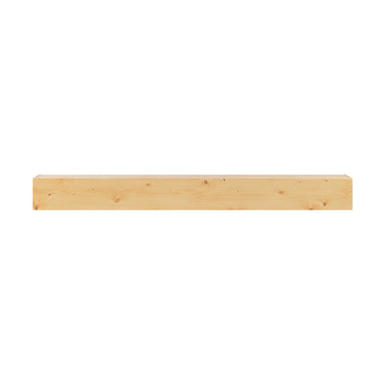 Fireplace Mantel Shelf – 60 Inch White Pine, 50 lb Capacity