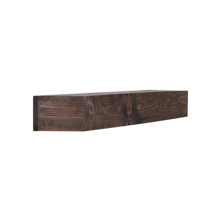 Fireplace Mantel Shelf, 72 x 8 x 5 in, Pine Wood