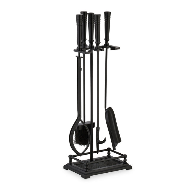 Fireplace Tool Set, 5-Piece Metal Accessories