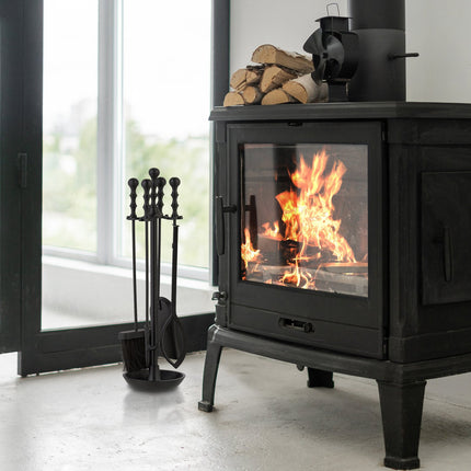 Fireplace Tool Set – Durable Metal, Vintage Design