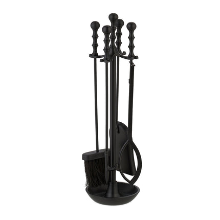 Fireplace Tool Set – Durable Metal, Vintage Design