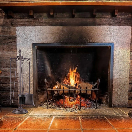 Fireplace set 5 parts cast iron