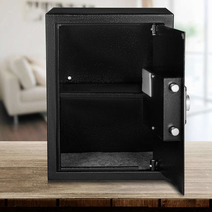 Fireproof 60L Home Safe, Fingerprint Lock, Keypad