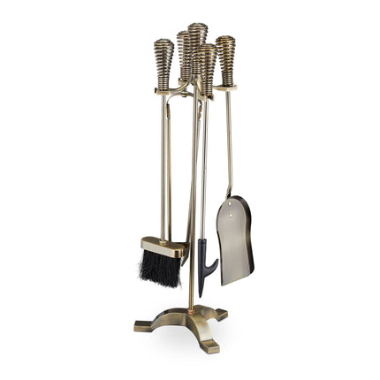 Fire stand in 5 parts in gold